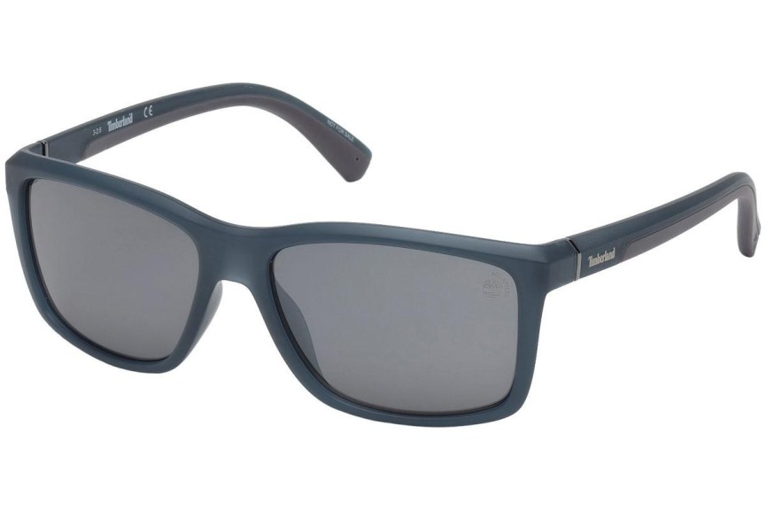 Slnečné okuliare Timberland TB9115 91D Polarized Squared Modré