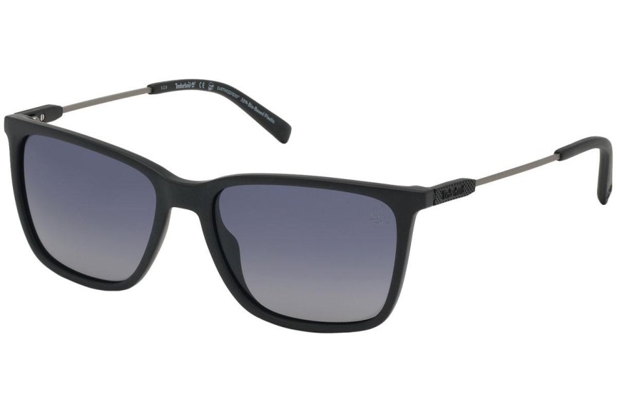 Slnečné okuliare Timberland TB9209 02D Polarized Squared Čierne