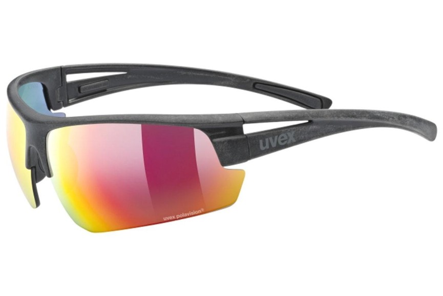 Slnečné okuliare uvex sportstyle ocean P Black Mat S3 Polarized Obdĺžníkové Čierne