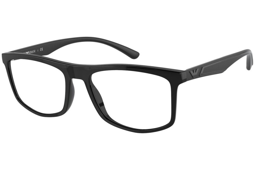 Okuliare Emporio Armani EA3183 5017 Squared Čierne