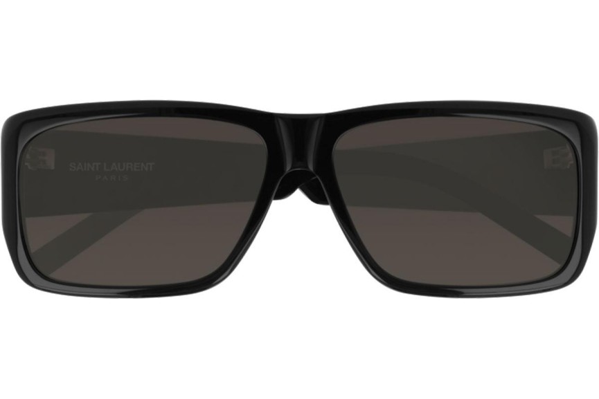 Slnečné okuliare Saint Laurent SL366LENNY 001 Obdĺžníkové Čierne