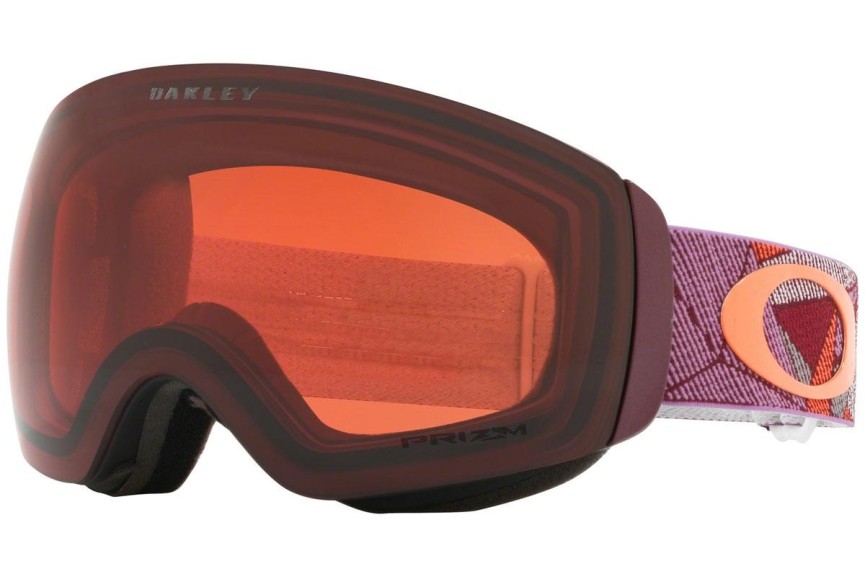 Lyžiarske okuliare Oakley Flight Deck M OO7064-74 PRIZM Jednoliate | Shield Fialové