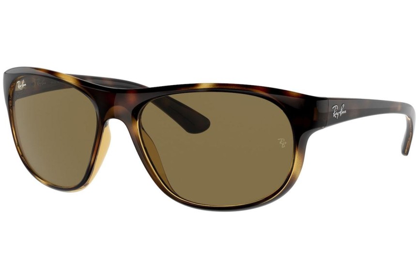 Slnečné okuliare Ray-Ban RB4351 710/73 Oválne Havana