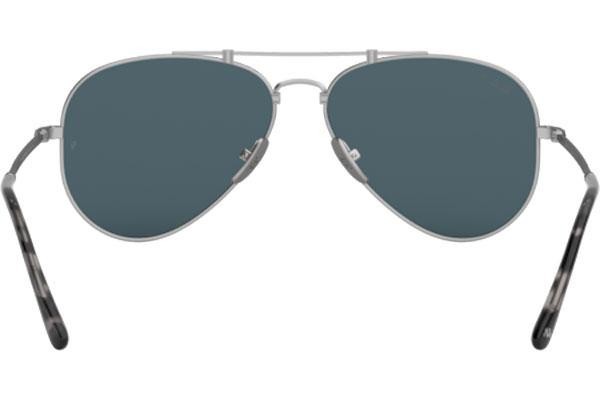 Slnečné okuliare Ray-Ban Titanium Titanium Collection RB8125M 9165 Pilot Strieborné