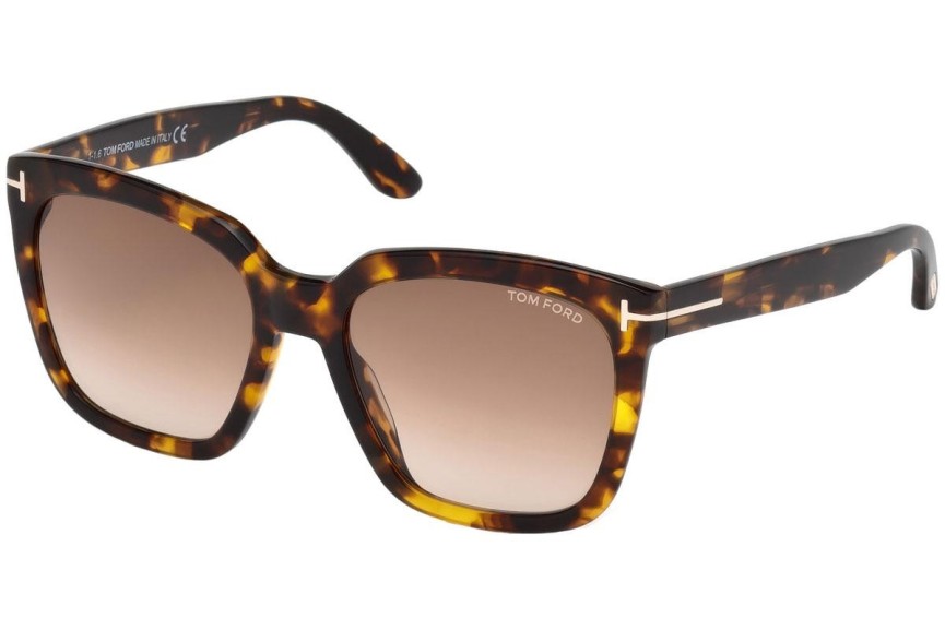 Slnečné okuliare Tom Ford Amarra FT0502 52F Squared Havana