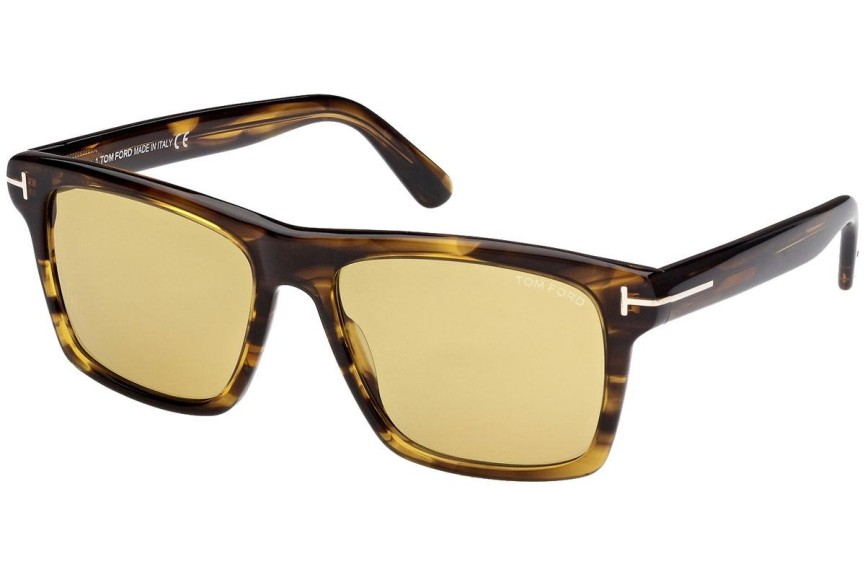 Slnečné okuliare Tom Ford FT0906 55E Squared Havana