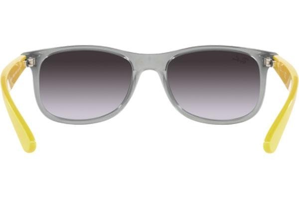 Slnečné okuliare Ray-Ban Junior RJ9062S 70788G Squared Sivé