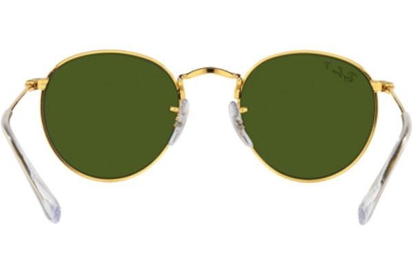 Slnečné okuliare Ray-Ban Junior Round Junior RJ9547S 286/2P Polarized Okrúhle Zlaté