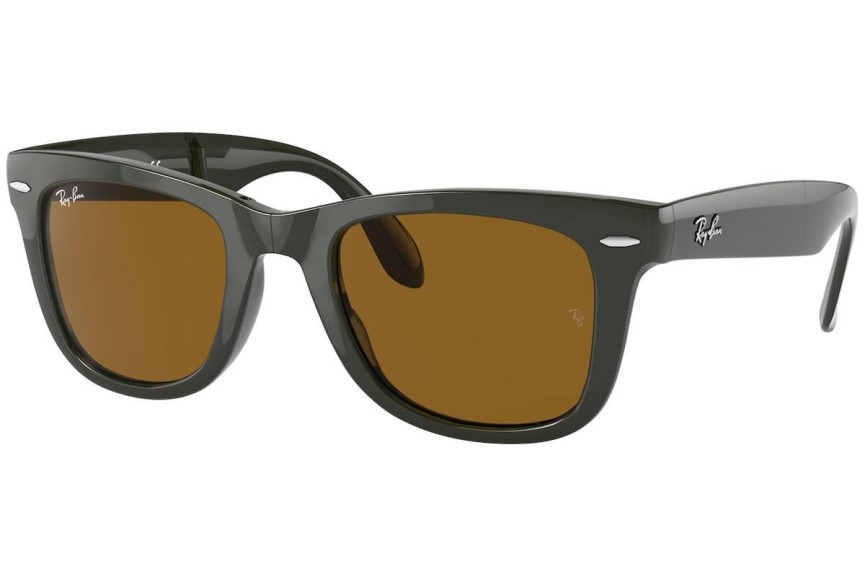 Slnečné okuliare Ray-Ban Folding Wayfarer RB4105 657533 Squared Zelené