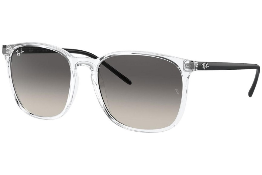 Slnečné okuliare Ray-Ban RB4387 647711 Squared Priehľadné