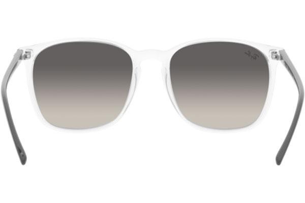 Slnečné okuliare Ray-Ban RB4387 647711 Squared Priehľadné