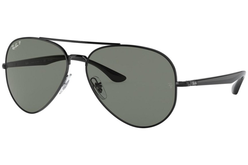 Slnečné okuliare Ray-Ban RB3675 002/58 Polarized Pilot Čierne