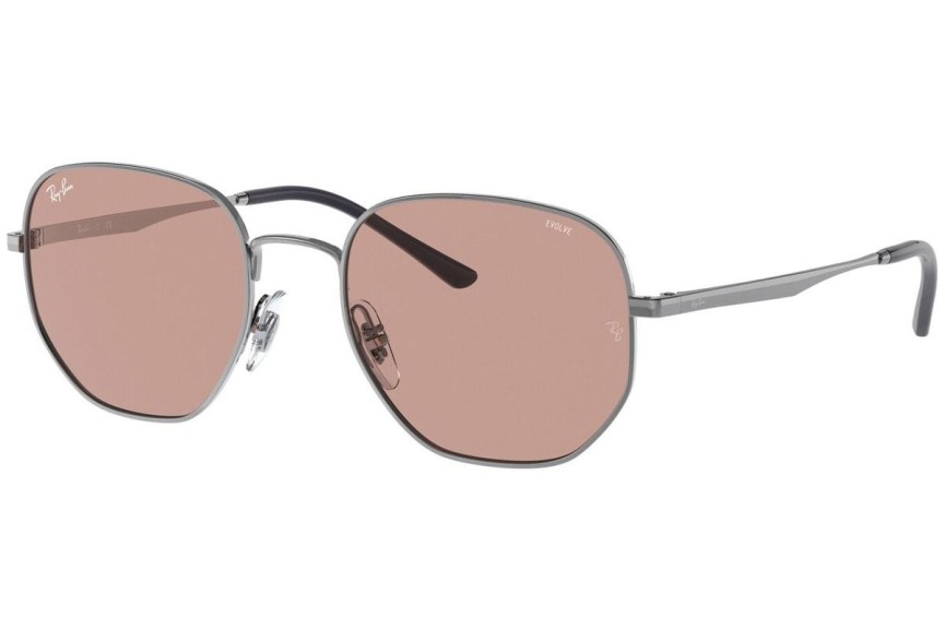 Slnečné okuliare Ray-Ban RB3682 9227Q4 Squared Strieborné