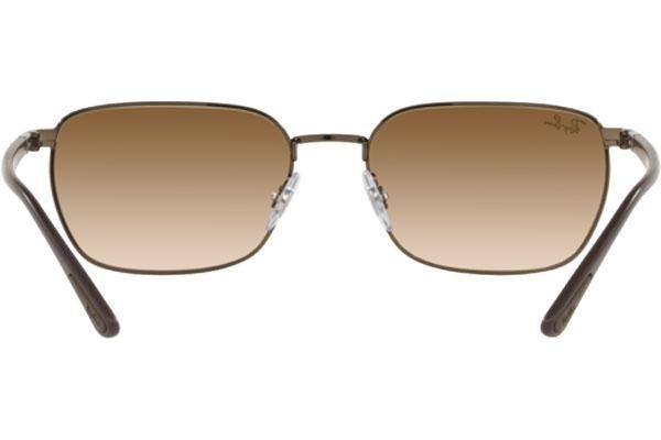 Slnečné okuliare Ray-Ban RB3684 014/51 Obdĺžníkové Hnedé