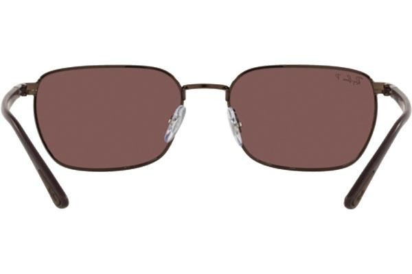 Slnečné okuliare Ray-Ban Chromance Collection RB3684CH 014/AF Polarized Obdĺžníkové Hnedé