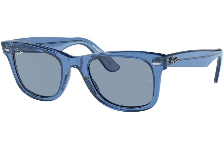 Slnečné okuliare Ray-Ban Wayfarer RB2140 658756 Squared Modré