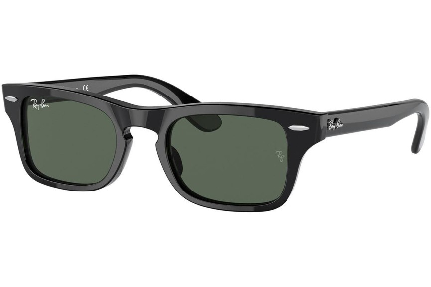 Slnečné okuliare Ray-Ban Junior Burbank Jr RJ9083S 100/71 Obdĺžníkové Čierne