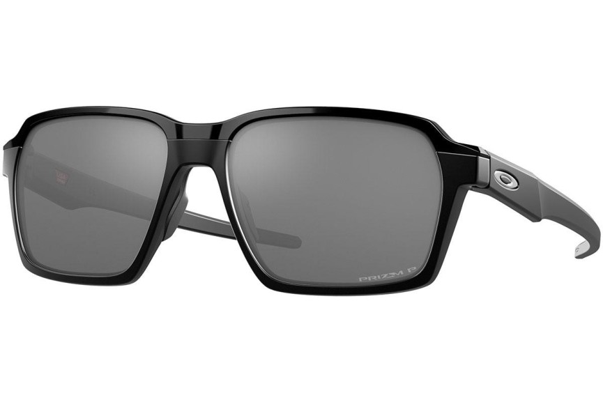 Slnečné okuliare Oakley Parlay OO4143-04 Polarized Obdĺžníkové Čierne