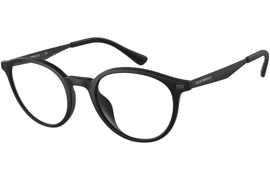 Okuliare Emporio Armani EA3188U 5001 Okrúhle Čierne