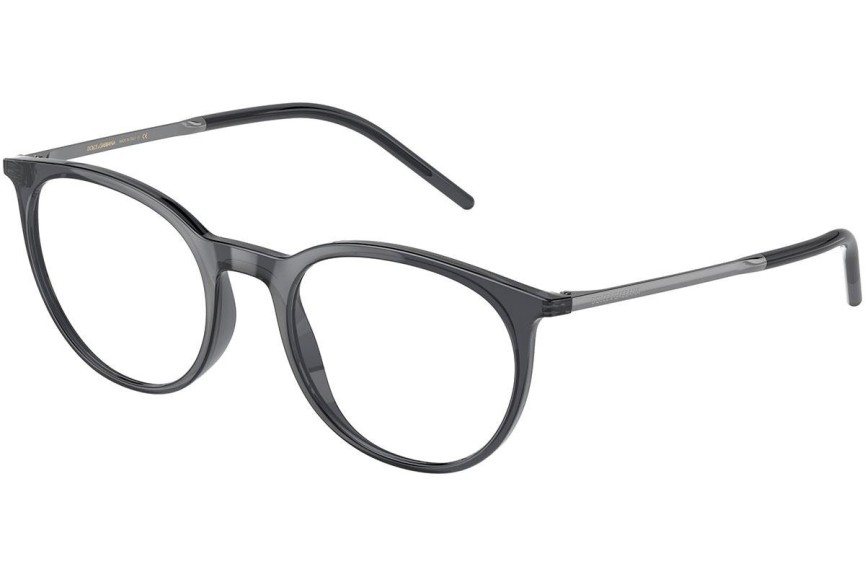 Okuliare Dolce & Gabbana DG5074 3255 Okrúhle Sivé