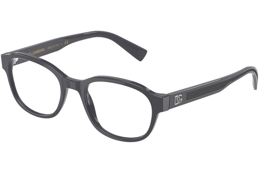 Okuliare Dolce & Gabbana DG3339 3090 Okrúhle Sivé