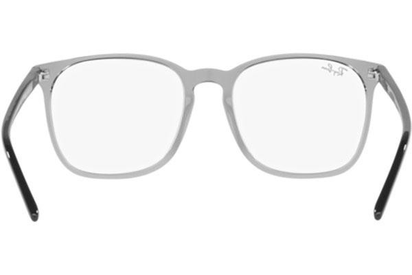 Okuliare Ray-Ban RX5387 8140 Squared Sivé