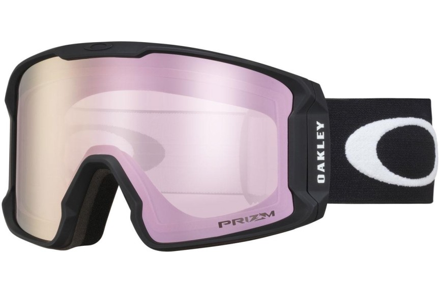 Lyžiarske okuliare Oakley Line Miner L OO7070-06 PRIZM Jednoliate | Shield Čierne