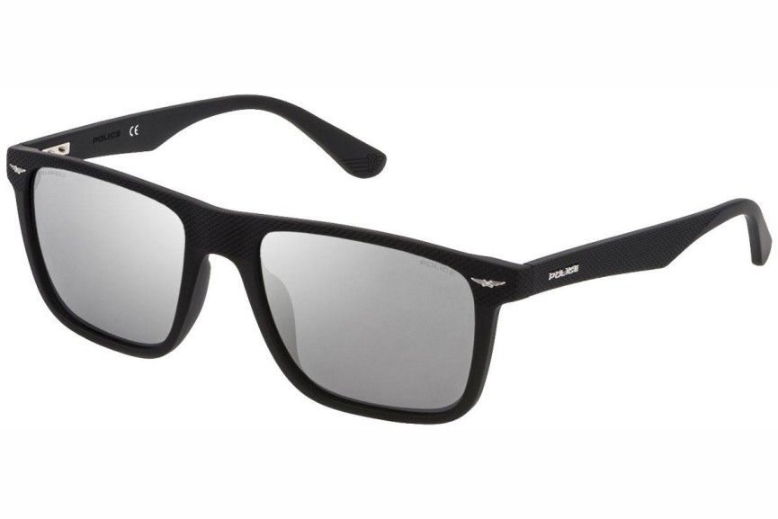 Slnečné okuliare Police Gator 2 SPLE02 U28W Polarized Squared Čierne