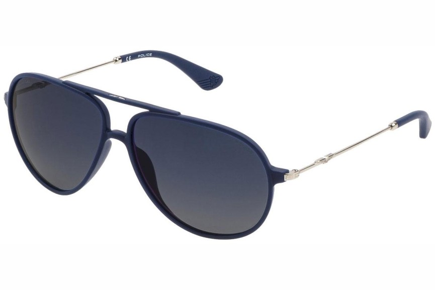 Slnečné okuliare Police SPLD39 9NQP Polarized Pilot Modré