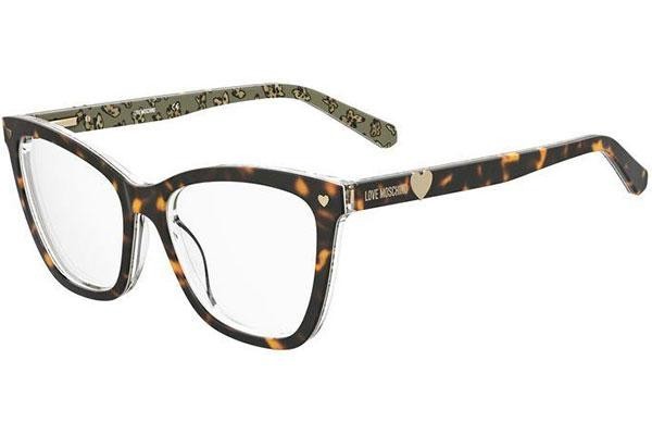 Okuliare Love Moschino MOL593 2VM Cat Eye Havana