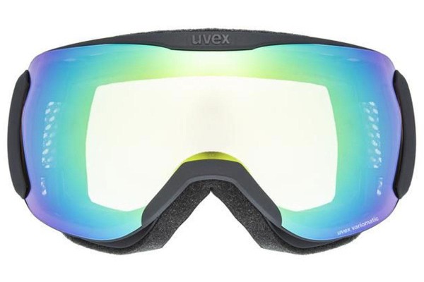 Lyžiarske okuliare uvex downhill 2100 V Black Mat S1-S3 Photochromic Jednoliate | Shield Čierne