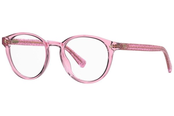 Okuliare Chiara Ferragni CF1015 35J Okrúhle Ružové