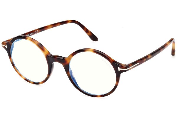 Okuliare Tom Ford FT5834-B 053 Okrúhle Havana