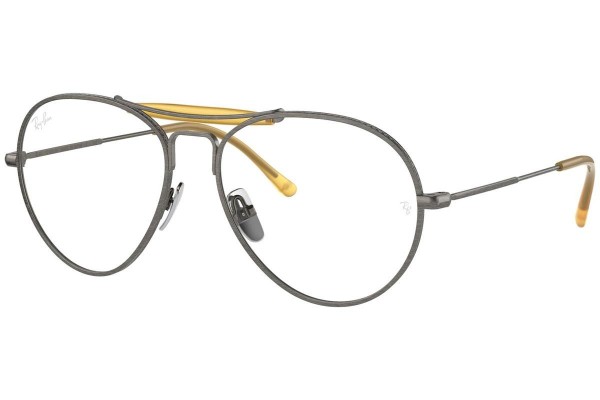 Okuliare Ray-Ban Titanium Collection RX8063V 1223 Pilot Strieborné