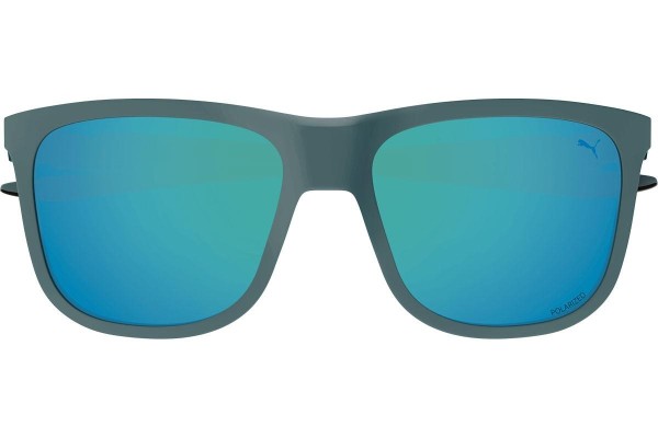 Slnečné okuliare Puma PU0360S 003 Polarized Squared Modré