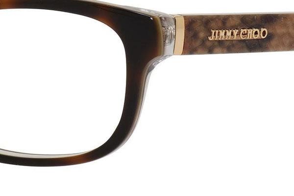 Okuliare Jimmy Choo JC121 VTH Obdĺžníkové Havana