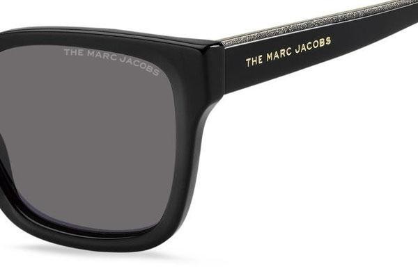 Slnečné okuliare Marc Jacobs MARC458/S 08A/M9 Polarized Squared Čierne