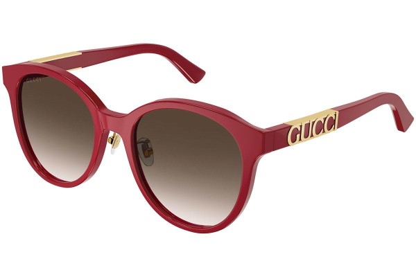 Slnečné okuliare Gucci GG1191SK 004 Okrúhle Červené