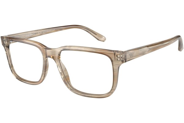 Okuliare Emporio Armani EA3218 5099 Squared Hnedé