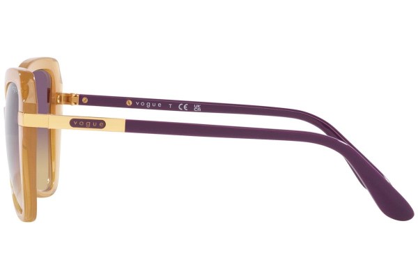 Slnečné okuliare Vogue Eyewear VO5479S 305470 Cat Eye Hnedé