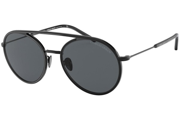 Slnečné okuliare Giorgio Armani AR6121J 300187 Okrúhle Čierne