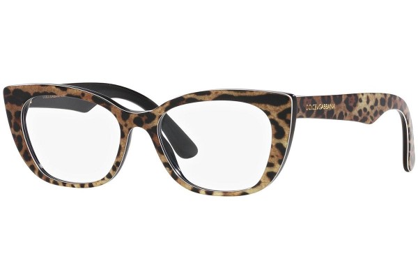 Okuliare Dolce & Gabbana DX3357 3163 Cat Eye Havana