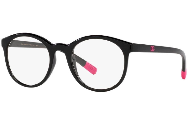 Okuliare Dolce & Gabbana DX5095 501 Okrúhle Čierne