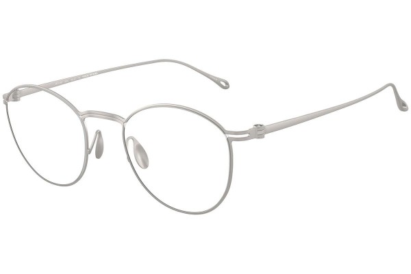 Okuliare Giorgio Armani AR5136T 3346 Okrúhle Strieborné