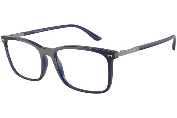 Okuliare Giorgio Armani AR7122 6003 Squared Modré