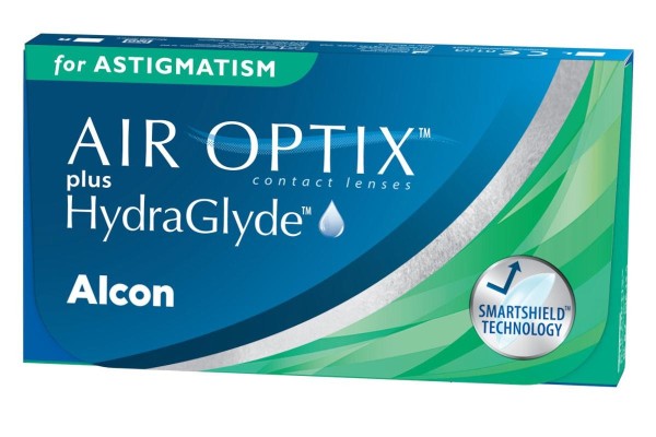 Mesačné Air Optix plus HydraGlyde pre Astigmatizmus (3 šošovky)