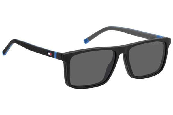 Okuliare Tommy Hilfiger TH2086/CS 003/M9 Polarized Obdĺžníkové Čierne