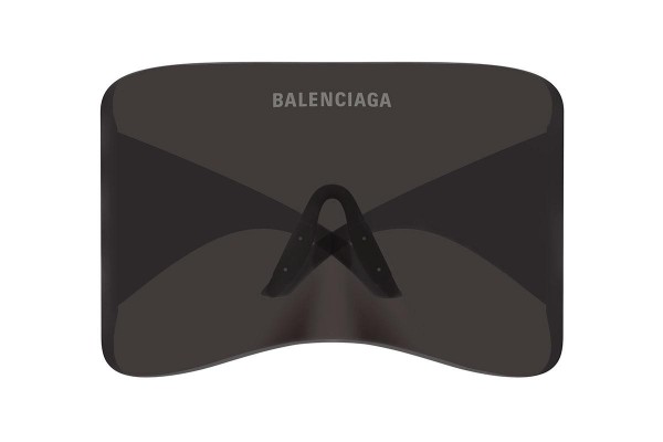 Slnečné okuliare Balenciaga BB0288S 001 Jednoliate | Shield Sivé