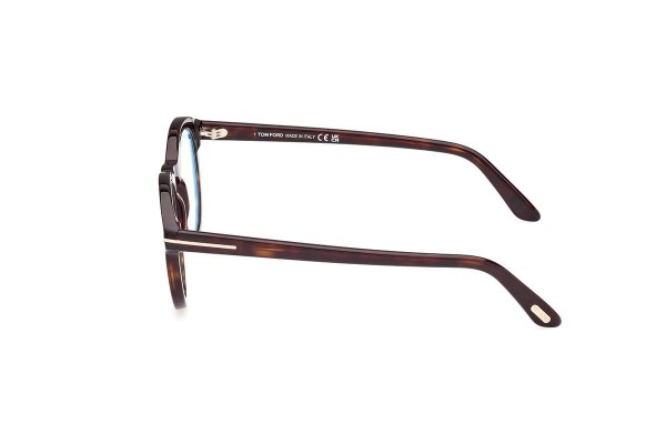 Okuliare Tom Ford FT5940-B 052 Okrúhle Havana