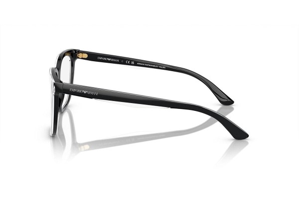 Okuliare Emporio Armani EA3228 6051 Squared Čierne